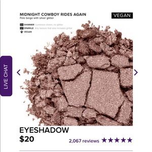 Urban Decay Eyeshadow in Midnight Cowboy Rides Aga